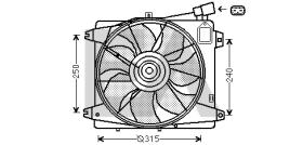 ElectroAuto 33V71050 - VENTILADOR->APLICACION ORIGINAL CIT