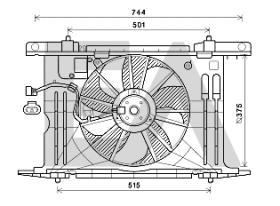 ElectroAuto 33V71054 - VENTILADOR->APLICACION ORIGINAL TOY