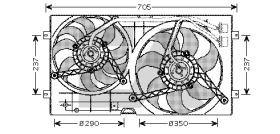 ElectroAuto 33V77001 - VENTILADOR->APLICACION ORIGINAL AUD