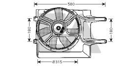 ElectroAuto 33V77007 - VENTILADOR->APLICACION ORIGINAL VOL