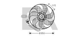 ElectroAuto 33V77017 - ELECTROVENTILADOR VOLKSWAGEN