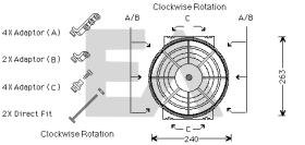 ElectroAuto 33V99001 - VENTILADOR->APLICACION ORIGINAL UNI