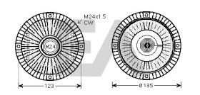 ElectroAuto 35C02D01 - EMBRAGUE VISCOSO->VENTILADOR AUDI