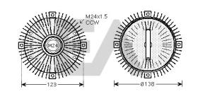 ElectroAuto 35C07D01 - EMBRAGUE VISCOSO->VENTILADOR BMW