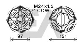 ElectroAuto 35C07D09 - EMBRAGUE VISCOSO->VENTILADOR LAND R