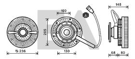 ElectroAuto 35C16D02 - DISCO EMBRAGUE VENTILADOR->APLICACI