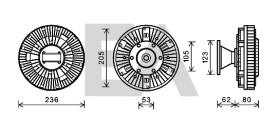 ElectroAuto 35C16D03 - DISCO EMBRAGUE VENTILADOR->APLICACI