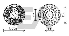  35C16D09 - DISCO EMBRAGUE VENTILADOR->APLICACI