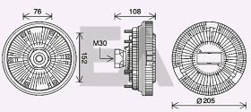ElectroAuto 35C16D13 - DISCO EMBRAGUE VENTILADOR->APLICACI