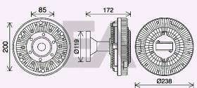 ElectroAuto 35C16D14 - DISCO EMBRAGUE VENTILADOR->APLICACI