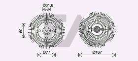 ElectroAuto 35C18D01 - EMBRAGUE VISCOSO->VENTILADOR NISSAN