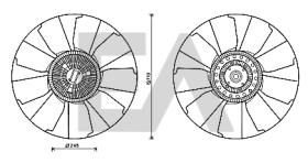 ElectroAuto 35C30C01 - EMBRAGUE COMPLETO VENTILADOR->APLIC