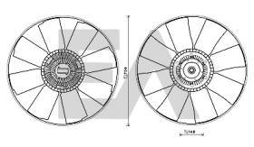 ElectroAuto 35C30C03 - EMBRAGUE COMPLETO VENTILADOR->APLIC