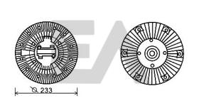 ElectroAuto 35C30D01 - DISCO EMBRAGUE VENTILADOR->APLICACI