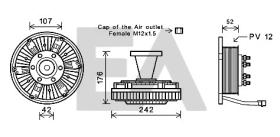 ElectroAuto 35C30D03 - DISCO EMBRAGUE VENTILADOR->APLICACI