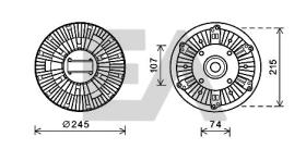 ElectroAuto 35C30D08 - DISCO EMBRAGUE VENTILADOR->APLICACI