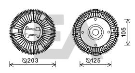 ElectroAuto 35C30D09 - EMBRAGUE VISCOSO->VENTILADOR IVECO