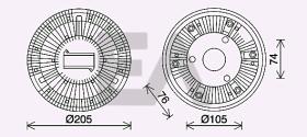 ElectroAuto 35C30D10 - EMBRAGUE VISCOSO->VENTILADOR IVECO