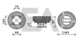 ElectroAuto 35C32D04 - DISCO EMBRAGUE VENTILADOR->APLICACI