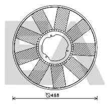 ElectroAuto 35C45A02 - ASPA EMBRAGUE VENTILADOR->APLICACIO