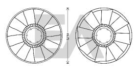 ElectroAuto 35C45A04 - ASPA EMBRAGUE VENTILADOR->APLICACIO