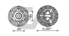 ElectroAuto 35C45D03 - DISCO EMBRAGUE VENTILADOR->APLICACI