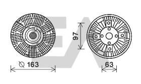 ElectroAuto 35C45D04 - DISCO EMBRAGUE VENTILADOR->APLICACI