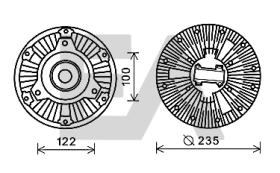  35C45D10 - DISCO EMBRAGUE VENTILADOR->APLICACI