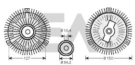 ElectroAuto 35C50D08 - EMBRAGUE VISCOSO->VENTILADOR MERCED