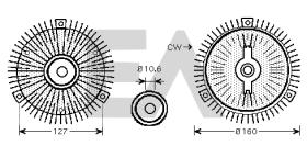 ElectroAuto 35C50D19 - EMBRAGUE VISCOSO->VENTILADOR SSANGY