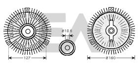 ElectroAuto 35C50D20 - DISCO EMBRAGUE VENTILADOR->APLICACI