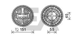 ElectroAuto 35C50D23 - DISCO EMBRAGUE VENTILADOR->APLICACI