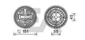 ElectroAuto 35C50D24 - DISCO EMBRAGUE VENTILADOR->APLICACI