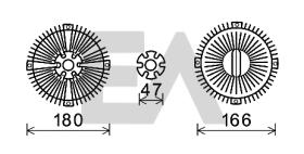 ElectroAuto 35C50D29 - DISCO EMBRAGUE VENTILADOR->APLICACI