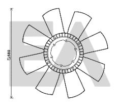 ElectroAuto 35C59A01 - ASPA EMBRAGUE VENTILADOR->APLICACIO