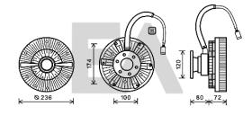  35C59D02 - EMBRAGUE VISCOSO->VENTILADOR RENAUL