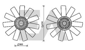 ElectroAuto 35C60C01 - EMBRAGUE COMPLETO VENTILADOR->APLIC