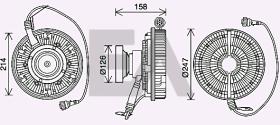  35C76D05 - EMBRAGUE VISCOSO->VENTILADOR VOLVO