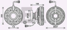  35C76D06 - EMBRAGUE VISCOSO->VENTILADOR VOLVO