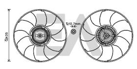 ElectroAuto 35C77C01 - ELECTROVENTILADOR VOLKSWAGEN