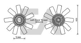 ElectroAuto 35C77C02 - EMBRAGUE COMPLETO VENTILADOR->APLIC