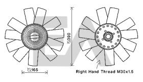 ElectroAuto 35C77C03 - ELECTROVENTILADOR VOLKSWAGEN