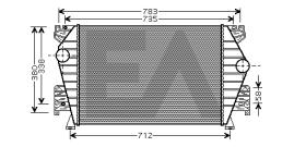 ElectroAuto 36A02005 - INTERCOOLER->APLICACION ORIGINAL AU