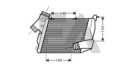 ElectroAuto 36A02010 - INTERCOOLER->APLICACION ORIGINAL AU