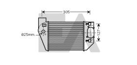 ElectroAuto 36A02015 - INTERCOOLER->APLICACION ORIGINAL AU