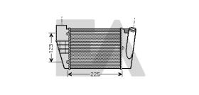 ElectroAuto 36A02017 - INTERCOOLER->APLICACION ORIGINAL AU