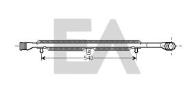 ElectroAuto 36A02021 - INTERCOOLER->APLICACION ORIGINAL AU