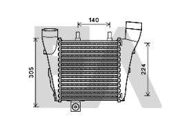 ElectroAuto 36A02026 - INTERCOOLER->APLICACION ORIGINAL AU