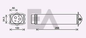 ElectroAuto 36A02033 - INTERCOOLER->APLICACION ORIGINAL AU