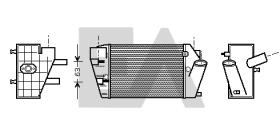 ElectroAuto 36A02036 - INTERCOOLER->APLICACION ORIGINAL AU